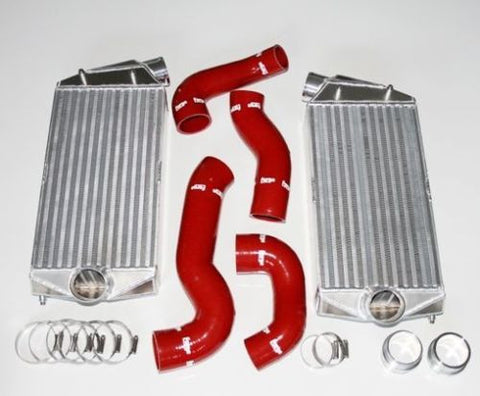 Forge Big Intercooler Kit With Silicone Hose Kit - Porsche 996 Turbo / GT2 (2001 - 2005)